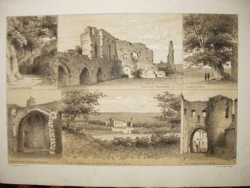 33 / Meerssen / Valkenburg / Stibbe/ Grendelpoort Litho 1876 beschikbaar voor biedingen