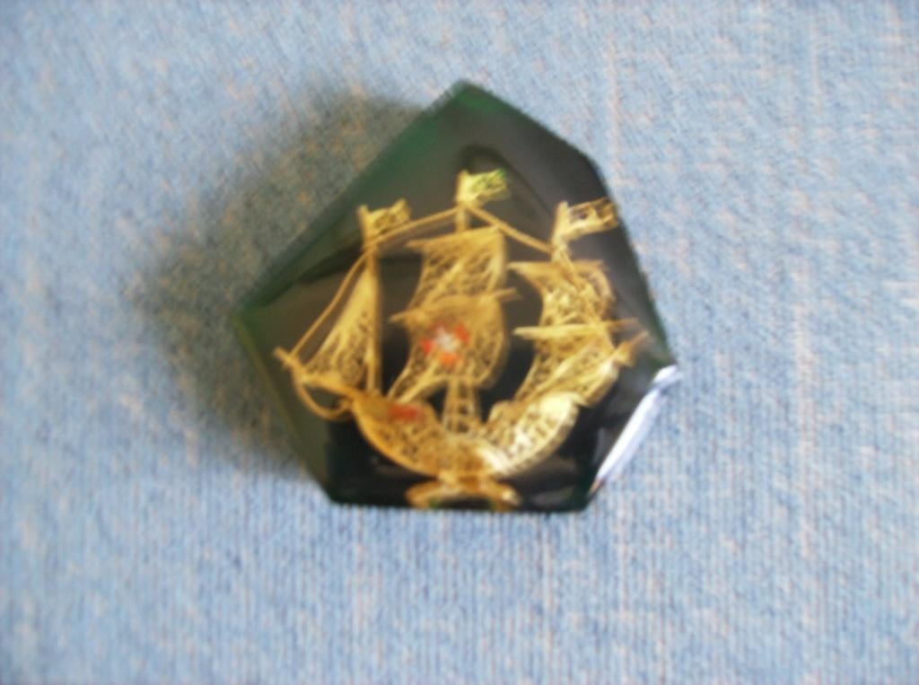 PORTUGAL PRESSE PAPIER, OORLOGSCHIP, Antiek en Kunst, Ophalen of Verzenden