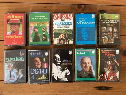 onemanshow Toon Hermans Paul van Vliet Wim Sonneveld etc., Cd's en Dvd's, Cassettebandjes, Gebruikt, Origineel, Humor en Cabaret