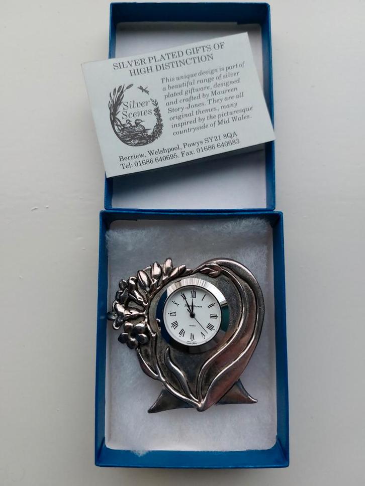 Silver Scenes miniatuurklok, Verzamelen, Complete verzamelingen en Collecties, Ophalen of Verzenden