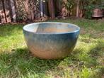 Prachtige keramieke bloempot pot plantpot groot aardewerk, Ophalen, Rond, Aardewerk