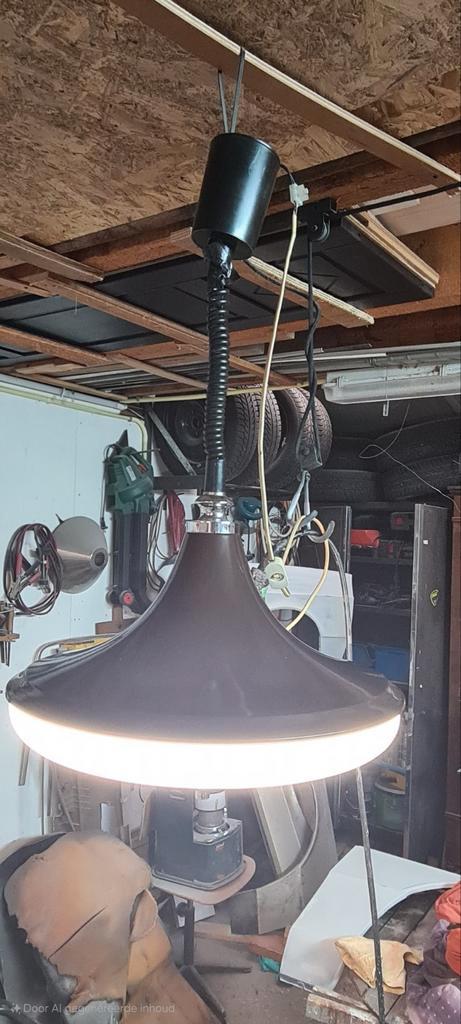 Vintage spaceage hanglamp, Huis en Inrichting, Lampen | Hanglampen, Gebruikt, Ophalen of Verzenden