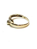 14k gouden ring met diamanten, Sieraden, Tassen en Uiterlijk, Ringen, -, -, Ophalen of Verzenden, Zo goed als nieuw