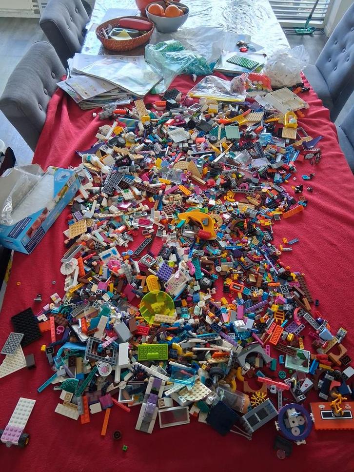 Redelijk gorte partij Lego stenen en boekjes, Kinderen en Baby's, Speelgoed | Duplo en Lego, Gebruikt, Lego, Losse stenen, Ophalen of Verzenden