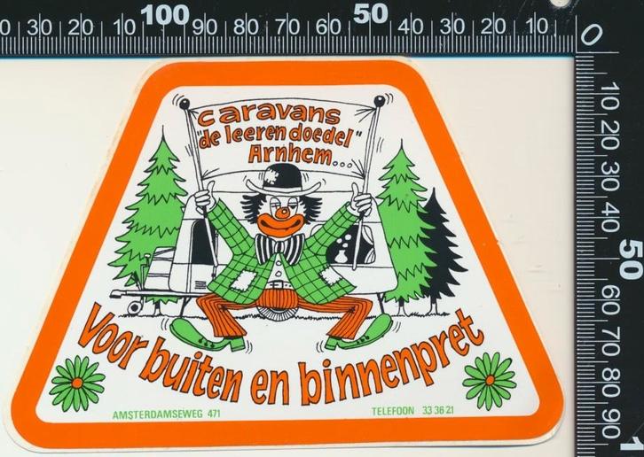 Sticker: De Leeren Doedel - Arnhem, Verzamelen, Stickers, Zo goed als nieuw, Bedrijf of Vereniging, Ophalen of Verzenden
