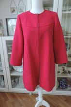 Mooie jas van Zara met driekwartmouw in roze/rood, Maat 38/40 (M), Zara, Ophalen of Verzenden, Gedragen