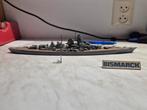 Modelboot Bismarck, schaal 1/700, Hobby en Vrije tijd, Modelbouw | Boten en Schepen, Ophalen, 1:200 of kleiner, Overige merken