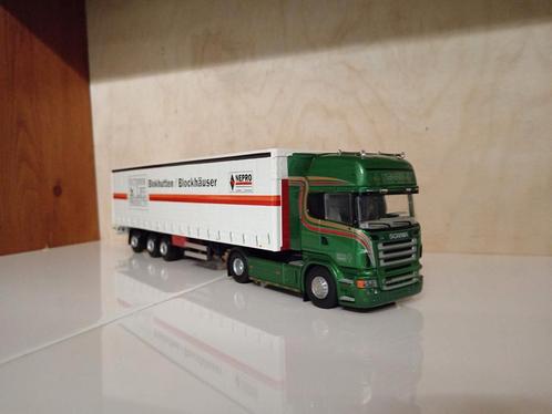 Scania R zeiloplegger Nepro Tekno, Hobby en Vrije tijd, Modelauto's | 1:50, Nieuw, Bus of Vrachtwagen, Tekno, Ophalen of Verzenden
