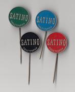 Satino Toiletpapier speldjes, Verzamelen, Gebruikt, Niet vindbaar, Niet vindbaar, Speldje of Pin