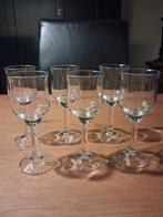 6 wijnglazen 15,5 CM - AMBASSADOR LEERDAM - Willem Heesen, Verzamelen, Glas en Borrelglaasjes, Ophalen of Verzenden, Zo goed als nieuw