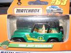 Jeep wrangler 1998 matchbox 63 1/64 3 inch, Verzenden, Nieuw, Auto