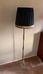 Koperen brocante lampenvoet met lampenkap, Ophalen, Gebruikt, Metaal, 150 tot 200 cm