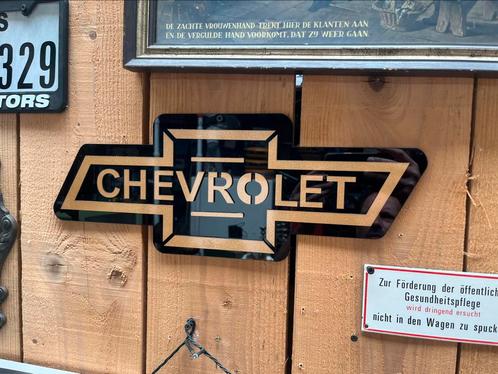 Chevrolet plexiglas logo 50cm breed, Verzamelen, Merken en Reclamevoorwerpen, Zo goed als nieuw, Reclamebord, Ophalen of Verzenden