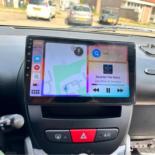 Apple CarPlay Android Toyota Aygo Citroën C1 Peugeot 107, Auto diversen, Autoradio's, Nieuw, Ophalen of Verzenden