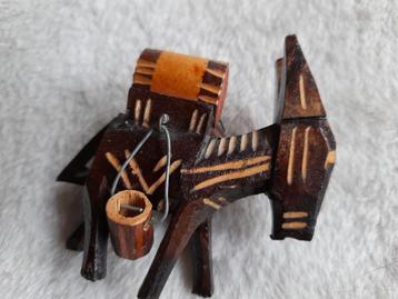 Vintage ezeltje, hout beschikbaar voor biedingen