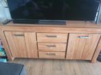 Teak houten dressoir / TV-meubel 180 cm breed, Huis en Inrichting, Complete inboedels, Ophalen