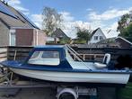 Placom kajuit boot met trailer en zeil, Watersport en Boten, Ophalen of Verzenden, Zo goed als nieuw, Overige typen, Motorboot