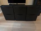 Zwarte Opbergkast schoenen kast, Ophalen, Met klep(pen), Zo goed als nieuw, Minder dan 25 cm