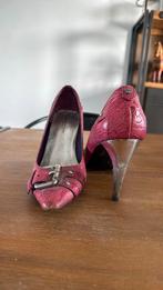 Karen Millen paarse pump met zilveren hak, Ophalen, Pumps, Gedragen, Overige kleuren