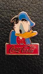 Vintage 1986 Coca-Cola DONALD DUCK Pin, Verzamelen, Speldjes, Pins en Buttons, Ophalen of Verzenden, Gebruikt, Merk, Speldje of Pin