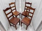Vintage Mexicaanse Stoelen - Set van 4, Huis en Inrichting, Ophalen of Verzenden