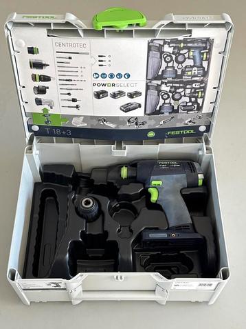 Festool T18  Boor/boormachine - Als nieuw beschikbaar voor biedingen