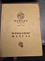 MG Midget series TD en TF werkplaatshandboek, Auto diversen, Handleidingen en Instructieboekjes, Ophalen of Verzenden