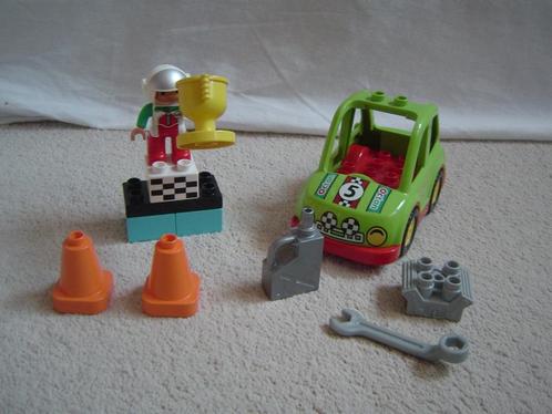 duplo set 10589 Rally Car, Kinderen en Baby's, Speelgoed | Duplo en Lego, Gebruikt, Duplo, Complete set, Ophalen of Verzenden