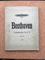 Beethoven - symfonieën 6-9 voor piano, Piano, Gebruikt, Ophalen of Verzenden, Artiest of Componist