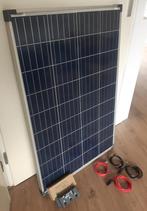 100 watt zonnepaneel met laadregelaar en aansluit kabels, Watersport en Boten, Ophalen, Zo goed als nieuw, Motor en Techniek