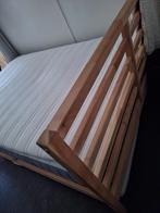 Houten Bed - Tarva IKEA, Huis en Inrichting, Beige, Tweepersoons, Scandinavisch, Zo goed als nieuw