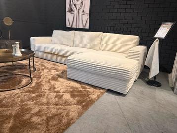 Showroommodel! UNO Hoekbank met Longchair! - € 785,- beschikbaar voor biedingen