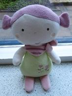 Zacht velours pop met oudroze kapsel merk PUSBLU, Ophalen of Verzenden, Zo goed als nieuw, Overige typen