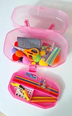 Roze knutselkoffer, Ophalen of Verzenden, Nieuw, Materiaal