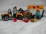 Playmobil set 3249 Farm jeep met paardentrailer, Complete set, Gebruikt, Ophalen of Verzenden