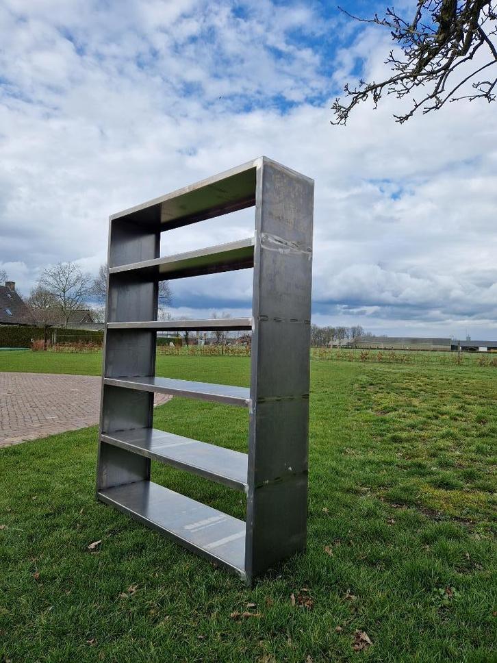 Houtopslag van cortenstaal - op maat gemaakt, Tuin en Terras, Bloembakken en Plantenbakken, Nieuw, Metaal, 100 cm of meer, Ophalen