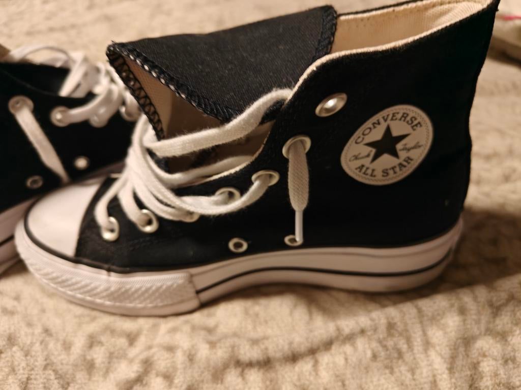 Zwarte Converse All Stars Maat 35, Kleding | Dames, Schoenen, Zwart, Converse, Ophalen of Verzenden, Sneakers of Gympen