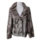 Basler Beige Satijnglans Blazer Maat 38, Kleding | Dames, Jasjes, Kostuums en Pakken, Maat 38/40 (M), Verzenden, Beige, Basler