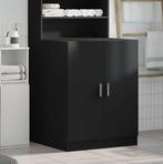 Wasmachinekast wasmachineombouw zwart GRATIS BEZORGD!, Huis en Inrichting, Verzenden, Nieuw, Zwart, Overige typen