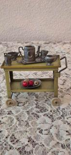 Antieke Blikken Theewagen, Ophalen of Verzenden