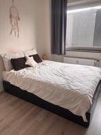 IKEA Nordli Bed 140x200 Zwart met Lades, Huis en Inrichting, Slaapkamer | Bedden, Ophalen, Gebruikt, Zwart, 140 cm