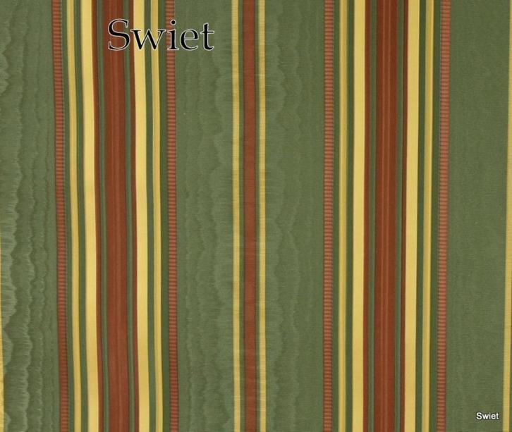 7750 groen rood gestreept vintage behang swiet, Huis en Inrichting, Stoffering | Behang, Groen, minder dan 10 m², Ophalen of Verzenden