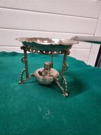 Warmhoud brander theelichthouder verzilverd, Ophalen of Verzenden, 'T Olde Gre-j, Info@toldegrej.nl, Endepoelstraat 20f Didam