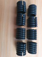 8 vloerglijders buisframe stoelen, Huis en Inrichting, Stoelen, Kunststof, Twee, Zwart, Nieuw