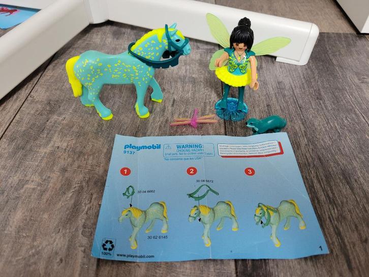 PLAYMOBIL Waterfee met paard - 9137, Kinderen en Baby's, Speelgoed | Playmobil, Zo goed als nieuw, Complete set, Ophalen of Verzenden
