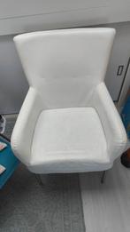 Gratis ophalen: twee leren stoelen Goossens, Ophalen of Verzenden, Gebruikt, 75 tot 100 cm, 50 tot 75 cm