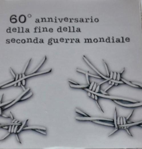 Zilveren 5 euro 60ste verjaardag Della Fine proof 2005., Postzegels en Munten, Munten | Europa | Euromunten, Setje, 5 euro, Vaticaanstad