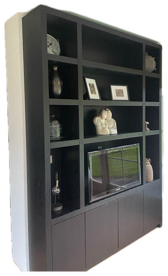 Moderne vakken kast, Huis en Inrichting, Kasten | Vitrinekasten, Zo goed als nieuw, 25 tot 50 cm, Ophalen