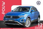 Volkswagen T-Roc 1.5 TSI 150pk DSG Life | Adaptive Cruise |, 12 maanden, Stof, Blauw, Bedrijf