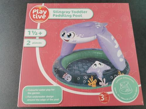 Kinderbadje, Zwembadje Stingray Toddler Paddling Pool, Tuin en Terras, Zwembaden, Nieuw, Rond, Ophalen
